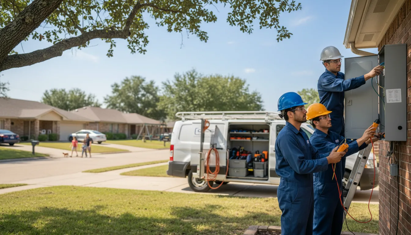 Certified electrician providing emergency electrical services in Elmo, MO